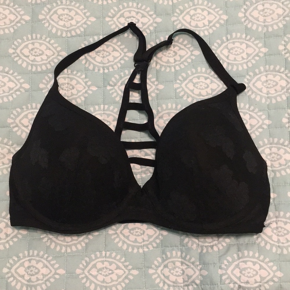 PINK Lightly Lined Halter Bra